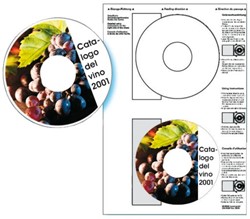 Etiketten voor cd's en dvd's