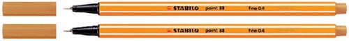 Fineliner STABILO point 88/54 fijn oranje