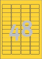 Etiket Avery L6041-20 45.7x21.2mm geel 960 etiketten-3