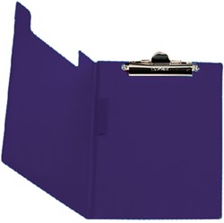 Klembordmap Bantex met klem + penlus donkerblauw