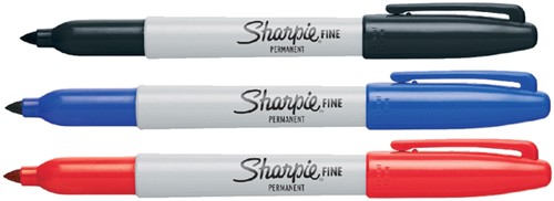 Viltstift Sharpie rond fijn blauw-2