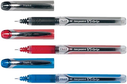 Rollerpen PILOT Hi-Tecpoint V5 Grip fijn blauw-2