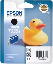 Inktcartridge Epson T0551 zwart