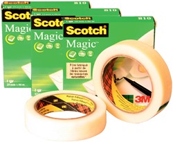 Plakband Scotch Magic 810 12mmx33m onzichtbaar mat