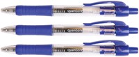 Gelschrijver Quantore grip drukknop 0.7mm blauw-1