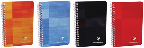 Notitieboek Clairefontaine 75x120mm spiraal lijn