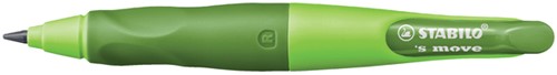Vulpotlood STABILO Easyergo HB 3.15mm rechts groen/donkergroen incl puntenslijper blister à 1 stuk-1