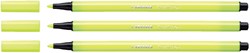 Viltstift STABILO Pen 68/024 medium neon geel