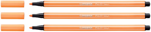 Viltstift STABILO Pen 68/054 medium neon oranje