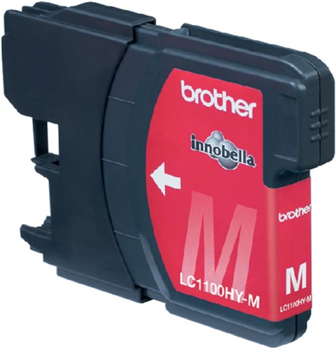 Inktcartridge Brother LC-1100HYM rood-2