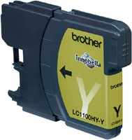 Inktcartridge Brother LC-1100HYY geel-2