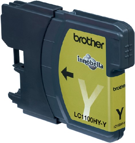 Inktcartridge Brother LC-1100HYY geel-2