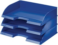 Brievenbak Leitz Plus A4 maxi dwars blauw-2