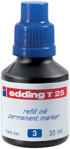 Viltstiftinkt edding T25 blauw