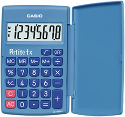 Rekenmachine Casio basisschool blauw