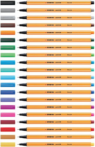 Fineliner STABILO point 88/54 fijn oranje-3