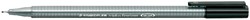 Fineliner Staedtler Triplus 334 zwart 0.3mm