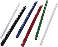 Bindrug GBC 22mm 21rings A4 wit 100 stuks-3