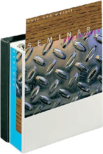 Presentatieringband Esselte Essentials panorama A4 4-rings D-mechaniek 40mm wit-3