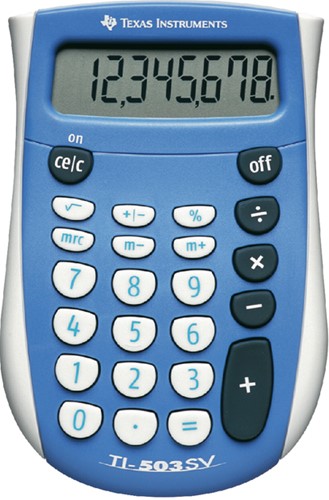 Rekenmachine TI-503 SV