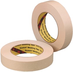 Afplaktape Scotch 202 18mmx50m crêpe beige