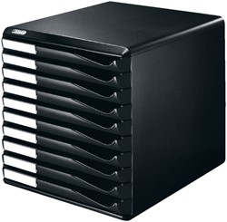 Ladenblok Leitz 5294 10 laden zwart