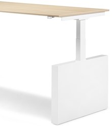 Zit-Sta bureau met wangen (hoogte 70-120cm) 180x80cm elektrisch