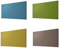 Akoestische wand voor DUO zit-sta werplek "Premium" 70x120cm