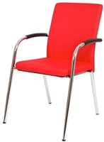 Bezoekersstoel Van Hilten Huislijn BG23 - Oasis Rood (9555)