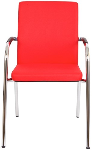 Bezoekersstoel Van Hilten Huislijn BG23 - Oasis Rood (9555)-2