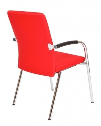 Bezoekersstoel Van Hilten Huislijn BG23 - Oasis Rood (9555)-3