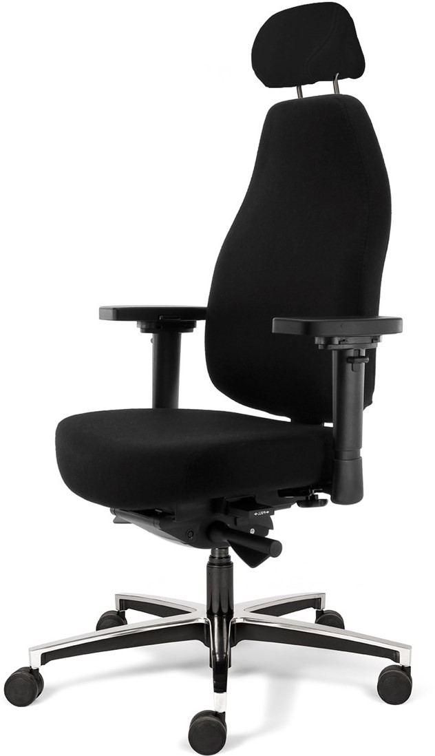 Bureaustoel Bio Seat X HR met drukverlagende zitting instelbaar mechaniek, Stof Mirage 651 bij