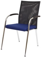 Bezoekersstoel Van Hilten Huislijn BN23 - Oasis Blauw (9212)