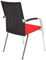 Bezoekersstoel Van Hilten Huislijn BN23 - Oasis Rood (9555)-3