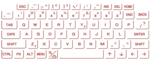 Toetsenbord laser epic qwerty-3