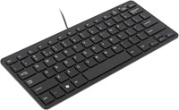 Toetsenbord R-Go compact zwart qwerty