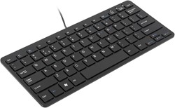 Toetsenbord R-Go compact zwart qwerty