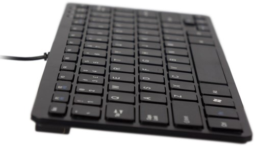 Toetsenbord R-Go compact zwart qwerty-2