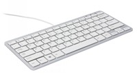 Toetsenbord R-Go compact zilver qwerty