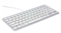 Toetsenbord R-Go compact zilver qwerty