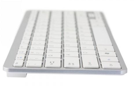 Toetsenbord R-Go compact zilver qwerty-3