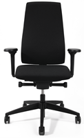 Bureaustoel Se7en Goal Smart Edition met NPR armleggers - Lucia Zwart (5800)-2