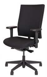 Bureaustoel met extra dikke Comfort Zitting - Oasis Zwart (9111)