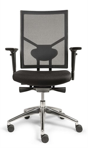 Bureaustoel Edition met Comfort Zitting zwart en Netbespanning rugleuning - Oasis Zwart (9111)-2