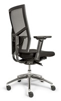 Bureaustoel Edition met Comfort Zitting zwart en Netbespanning rugleuning - Oasis Zwart (9111)-3