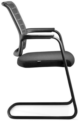 Bezoekersstoel Interstuhl Hero 570H - Era Zwart (ER01)-2