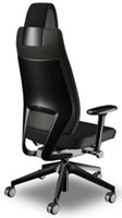 Bureaustoel Interstuhl Manager Joyce JC113 Special Edition Rundnappa leder Zwart-3