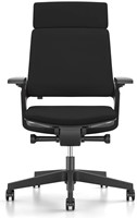 Bureaustoel Se7en Movy met hoge rugleuning zwart/zwart met NPR armlegger - multifunctionele wielen-2