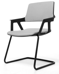 Bezoekersstoel Interstuhl Movy 56M0 - Era Zwart (ER01)