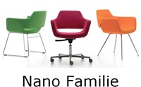 Bezoekersstoel Huislijn Nano Zwart-3